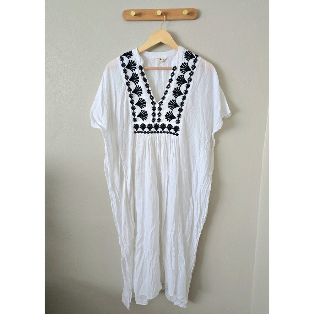 VGUC Boden Embroidered V-Neck Kaftan, Sz US 4P